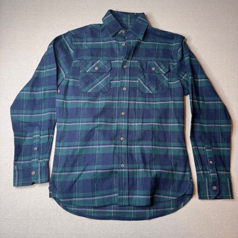 Jachs Heritage Flannel Blue Plaid Men's Size Small